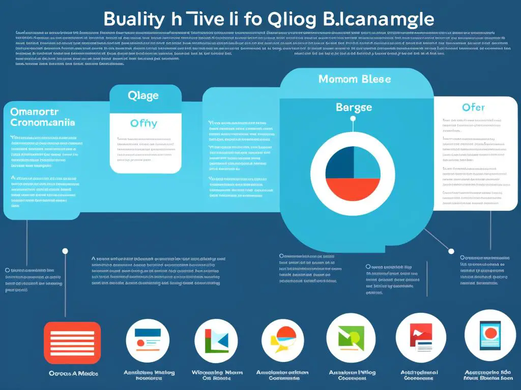 Diagram illustrating the advantages of one quality blog post