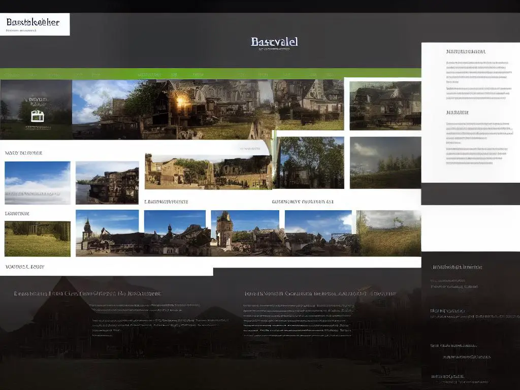 A picture of a computer screen displaying Baskerville, a WordPress theme for bloggers, with the text and visual elements of a sample blog post.