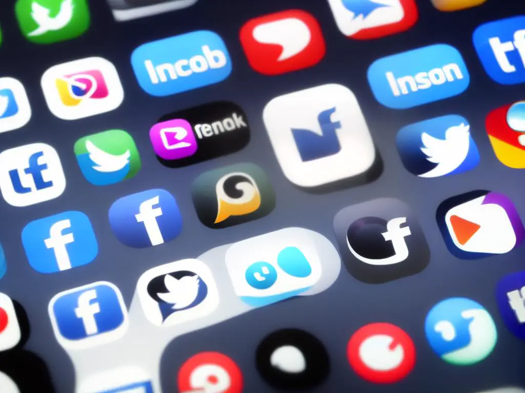 An image of different social media logos such as Facebook, Instagram, Twitter, LinkedIn, and Pinterest interconnected with one another to depict cross-platform promotion tactic.