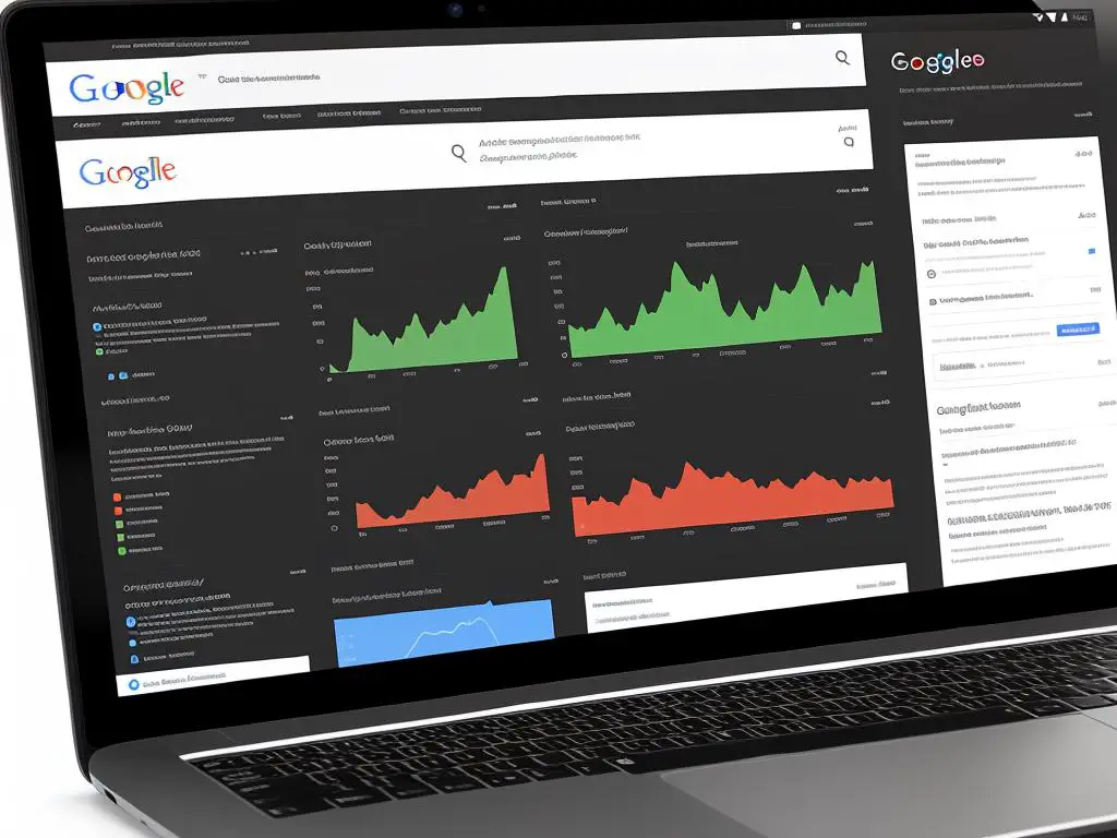 Google Search Console Dashboard screenshot, showing performance, coverage, and mobile usability reports